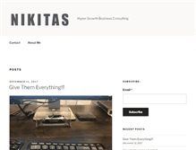 Tablet Screenshot of nikitas.com
